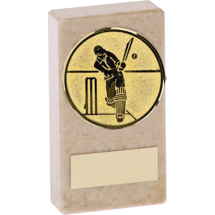 BUDGET MARBLE CRICKET TROPHY  - AVAILABLE IN 2 SIZES
